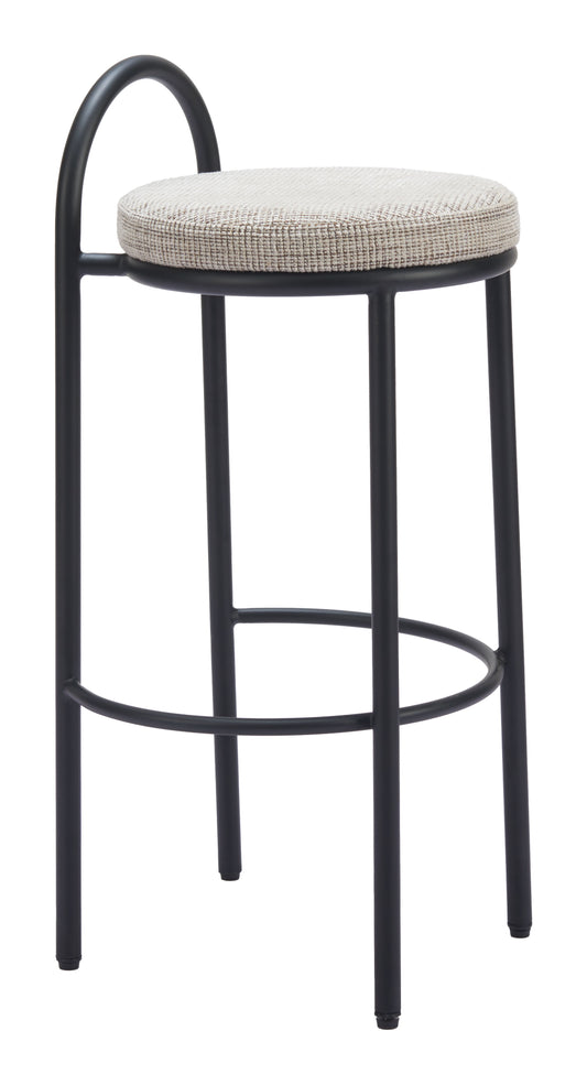Barstool (Set of 2) Beige Tweed - Premium Quality & Stylish Design for Your Home