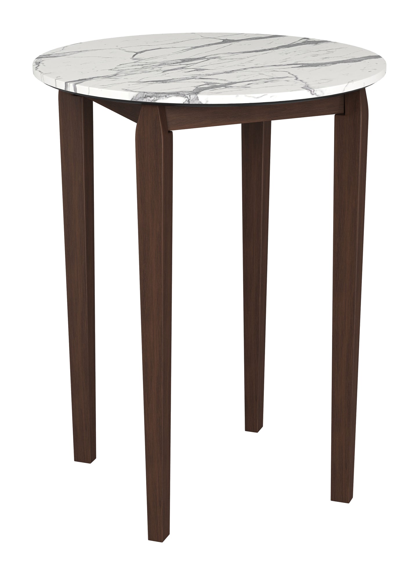 Table de bar Vernon blanche