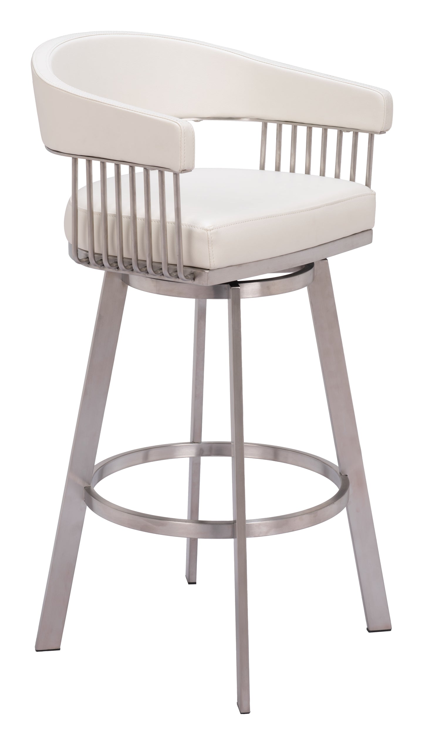 Taburete giratorio blanco: calidad superior y diseño elegante para tu hogar