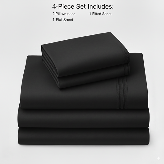 Rug Branch California Cotton Club Sheet Set-Charcoal