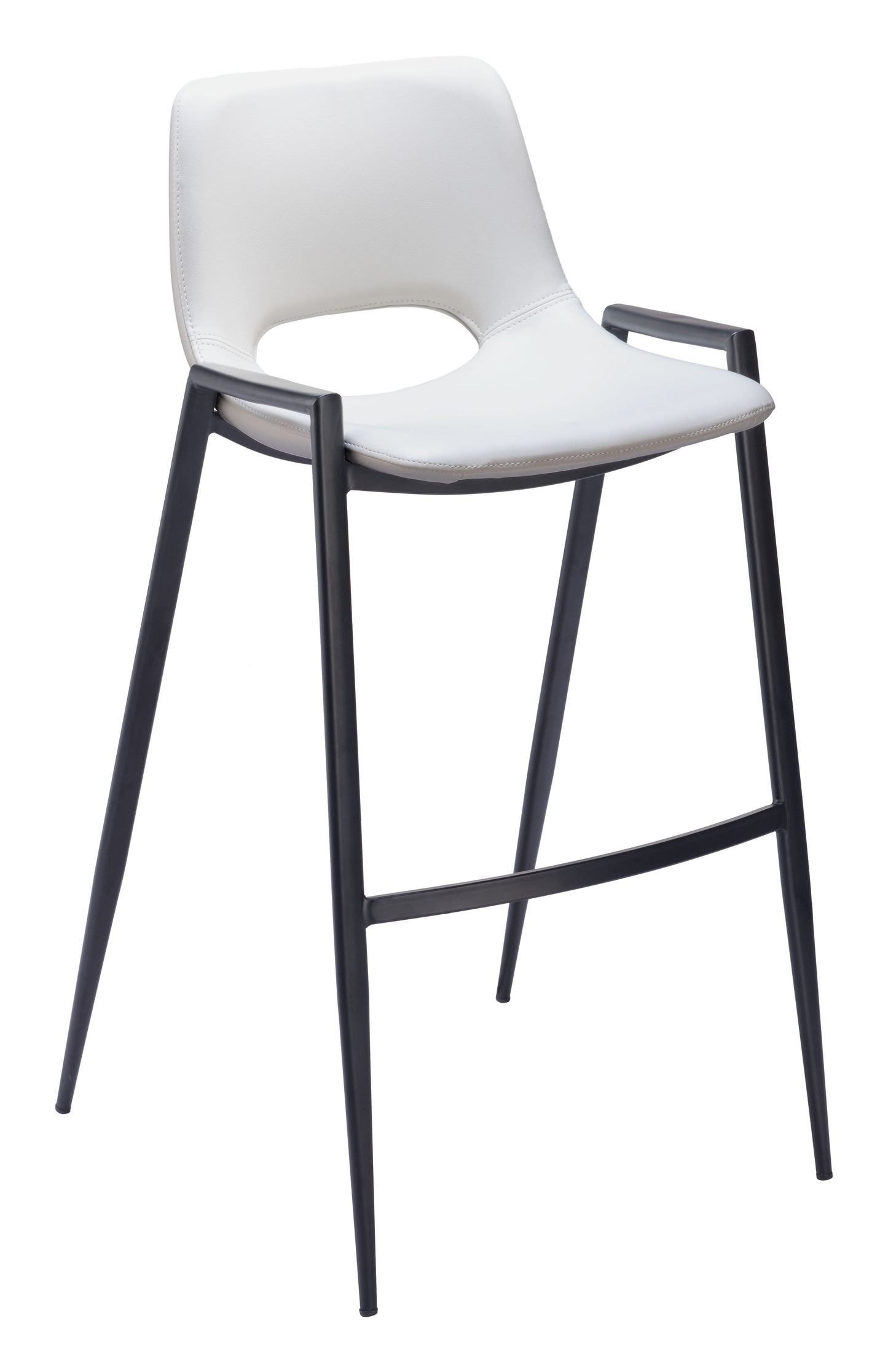 Tabouret de bar Desi (lot de 2) blanc