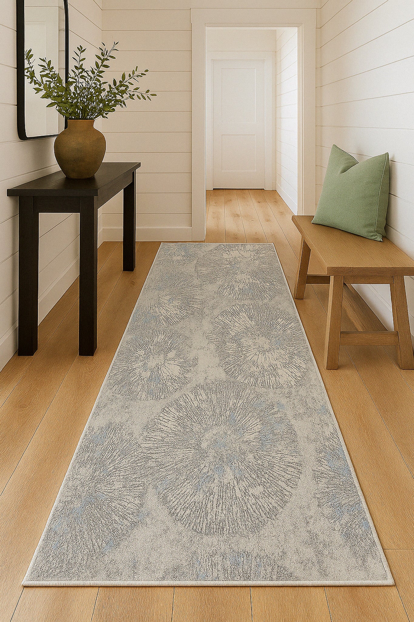 Vogue Coastal Contemporary Blue Rug