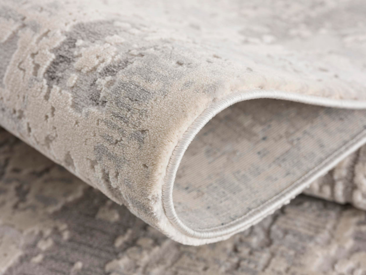 Alfombra gris contemporánea escandinava Vogue