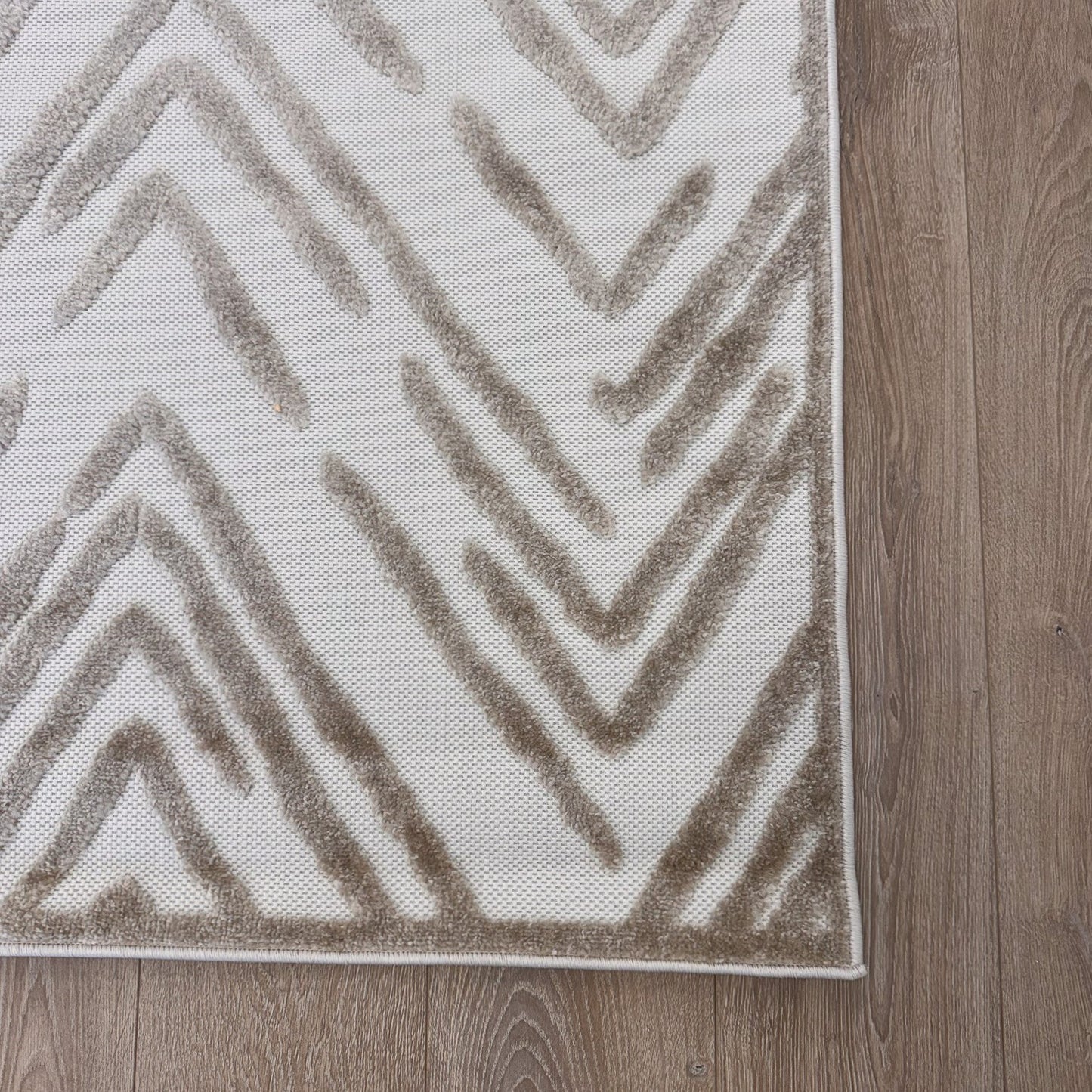 Alfombra Abstract Modern Beige Rug
