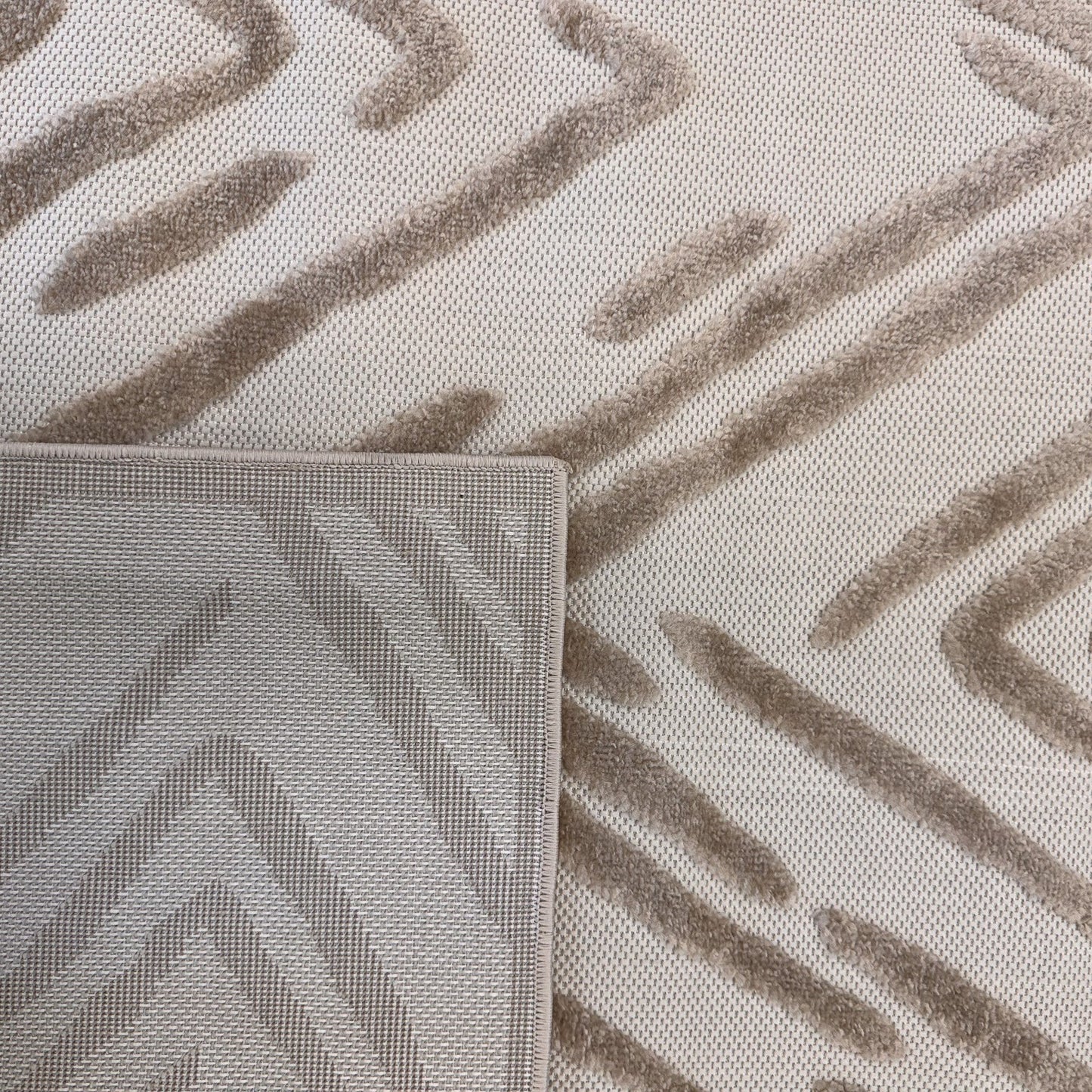 Alfombra Abstract Modern Beige Rug
