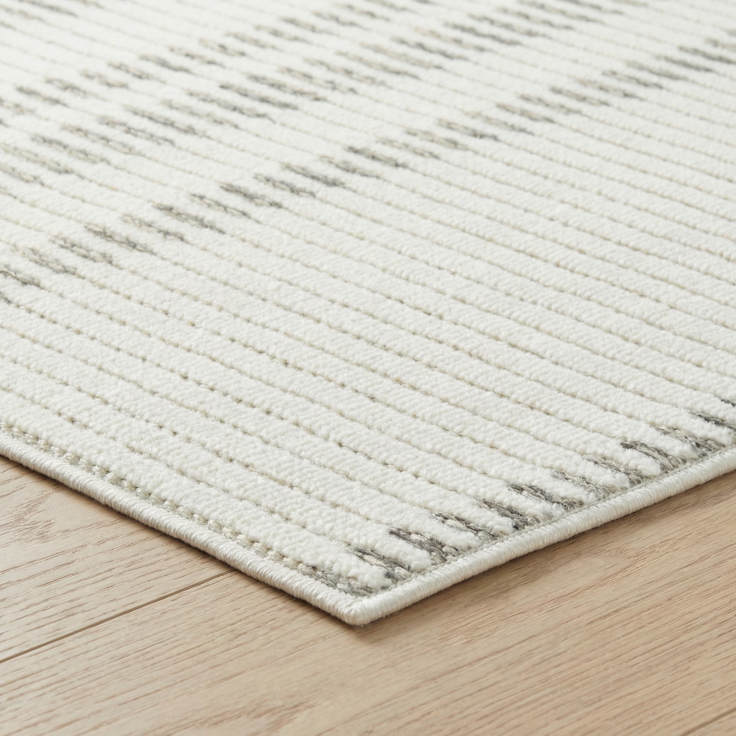 Alfombra abstracta moderna color crema Maise