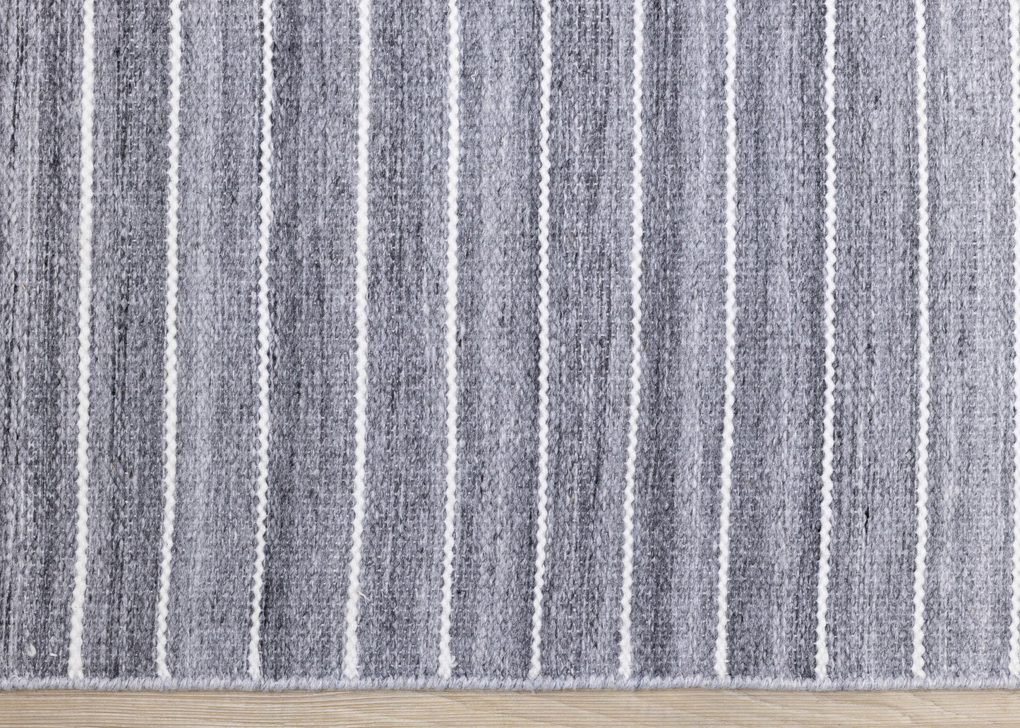 Contemporary Stripes Grey Area Rug