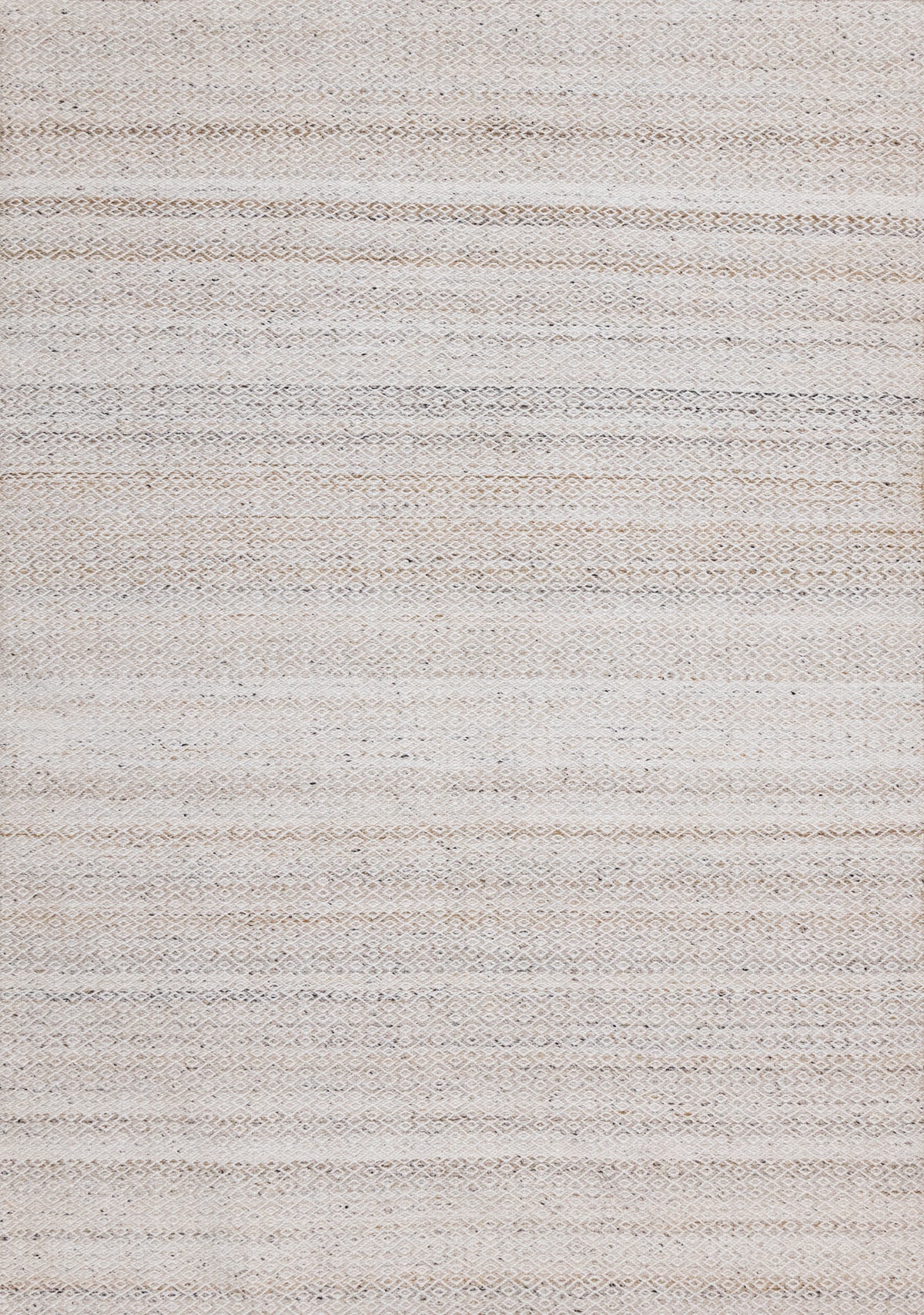 Iris Geometric Contemporary Cream and Beige Indoor Rug