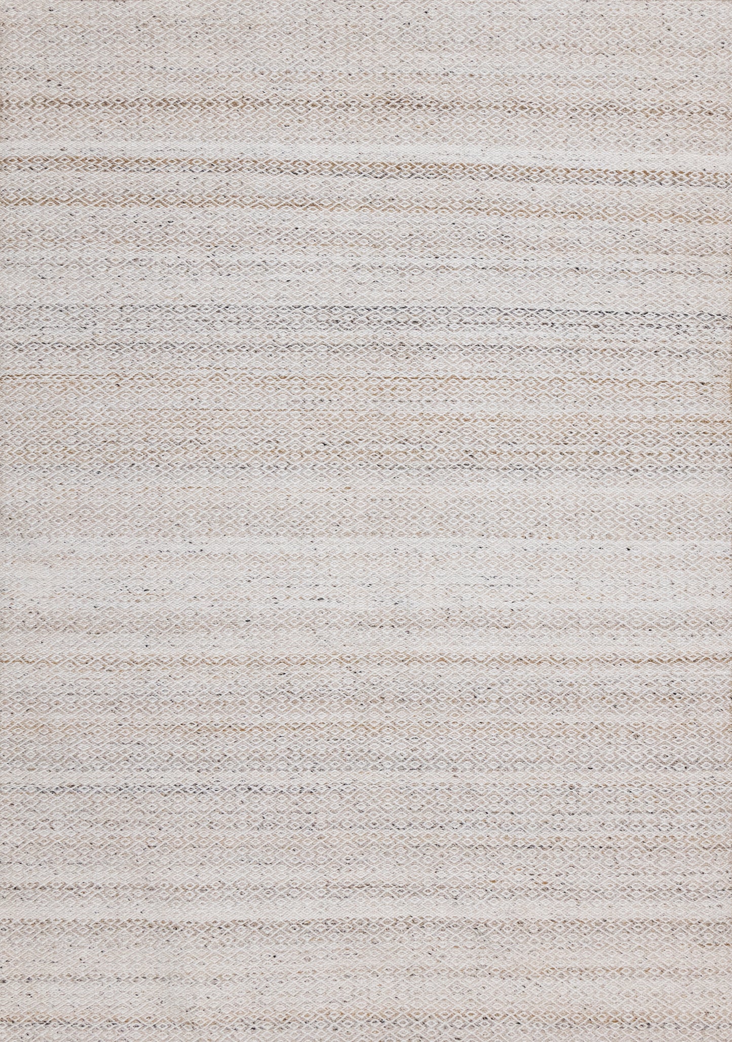 Alfombra geométrica contemporánea color crema