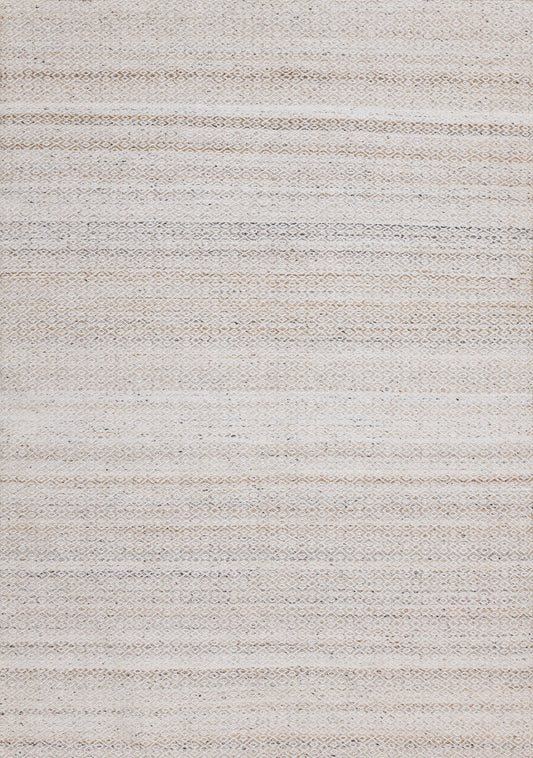Contemporary Geometric Cream Area Rug