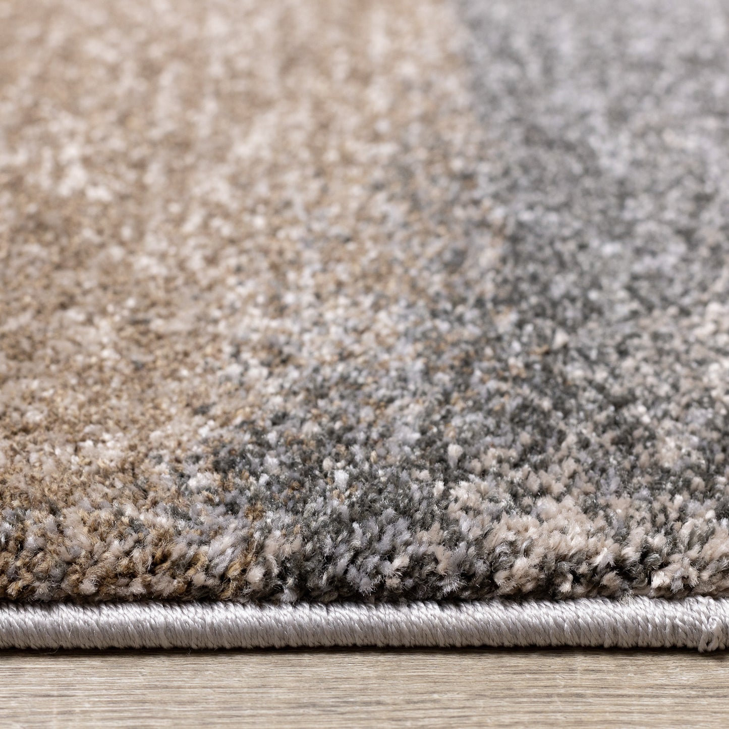 Alfombra geométrica contemporánea azul