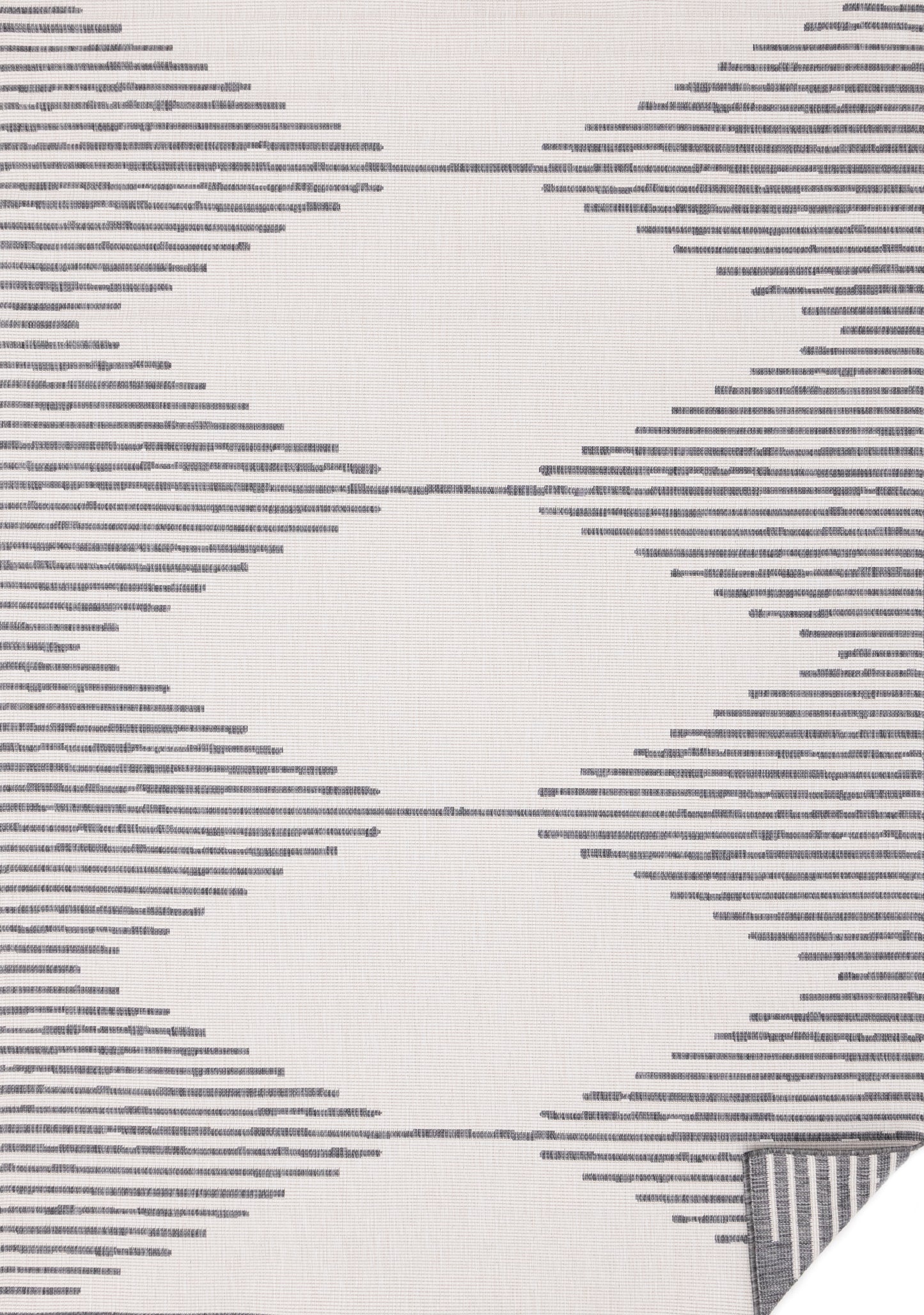 Mid-Century Geometric Grey Area Rug