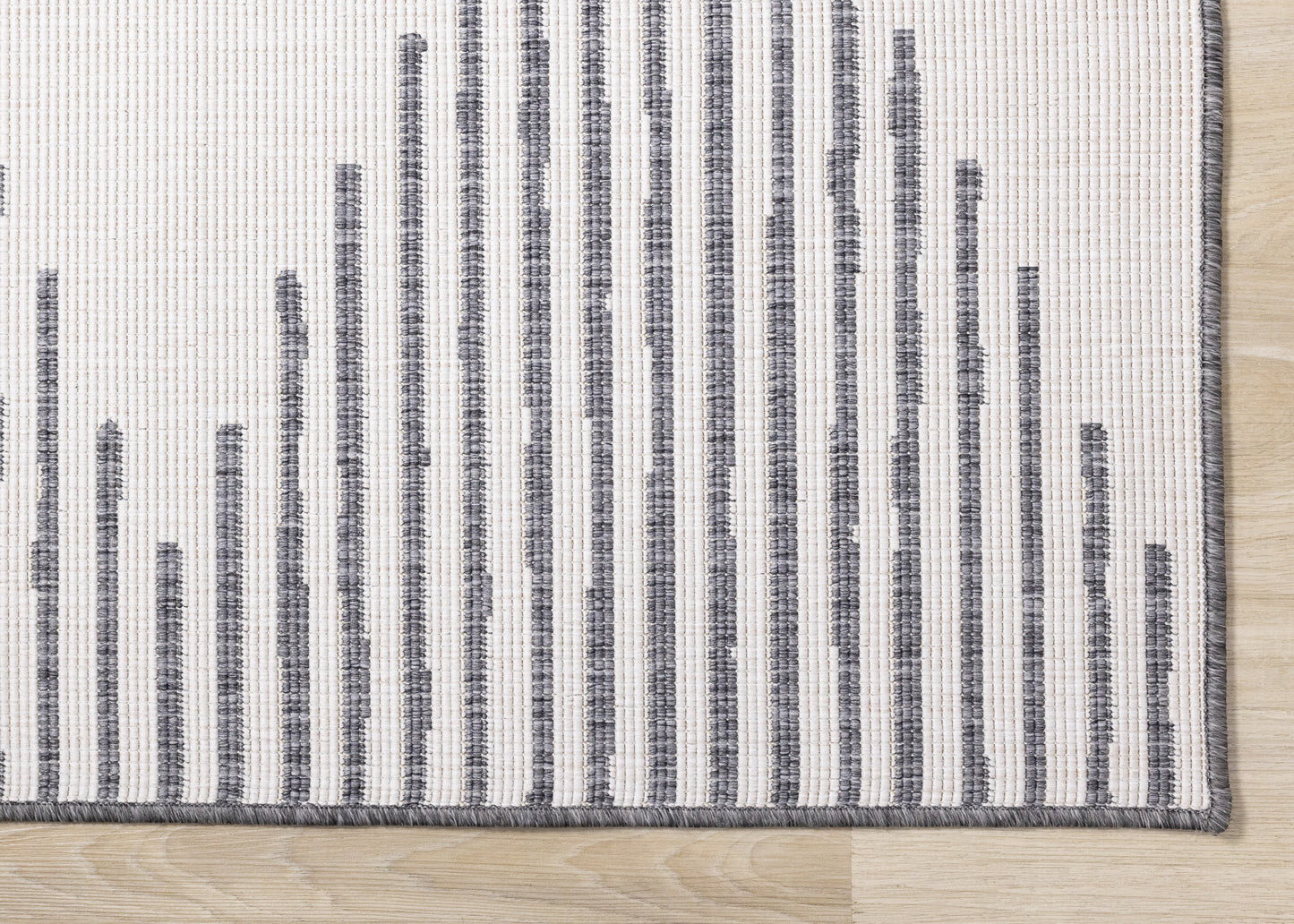 Mid-Century Geometric Grey Area Rug