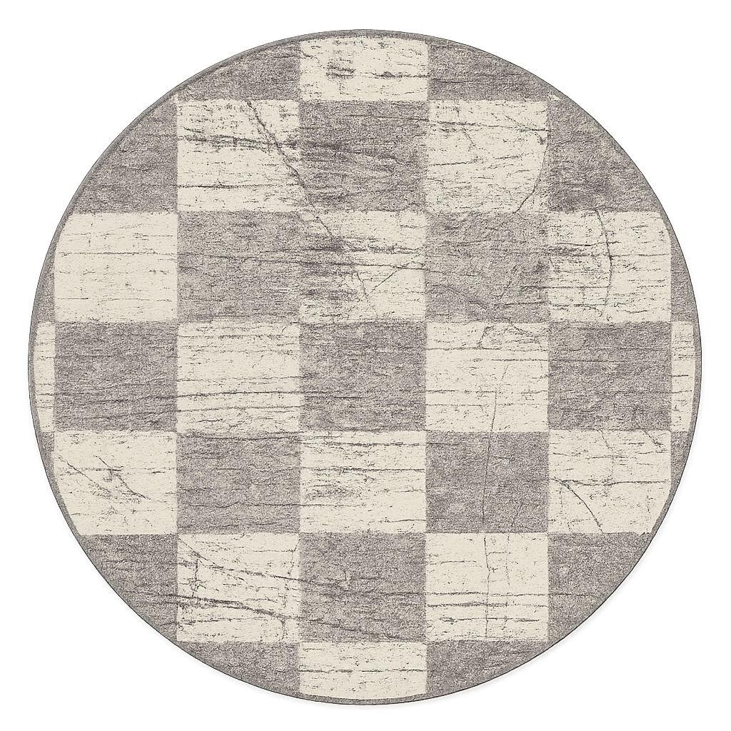 Nova Geometric Contemporary White Rug