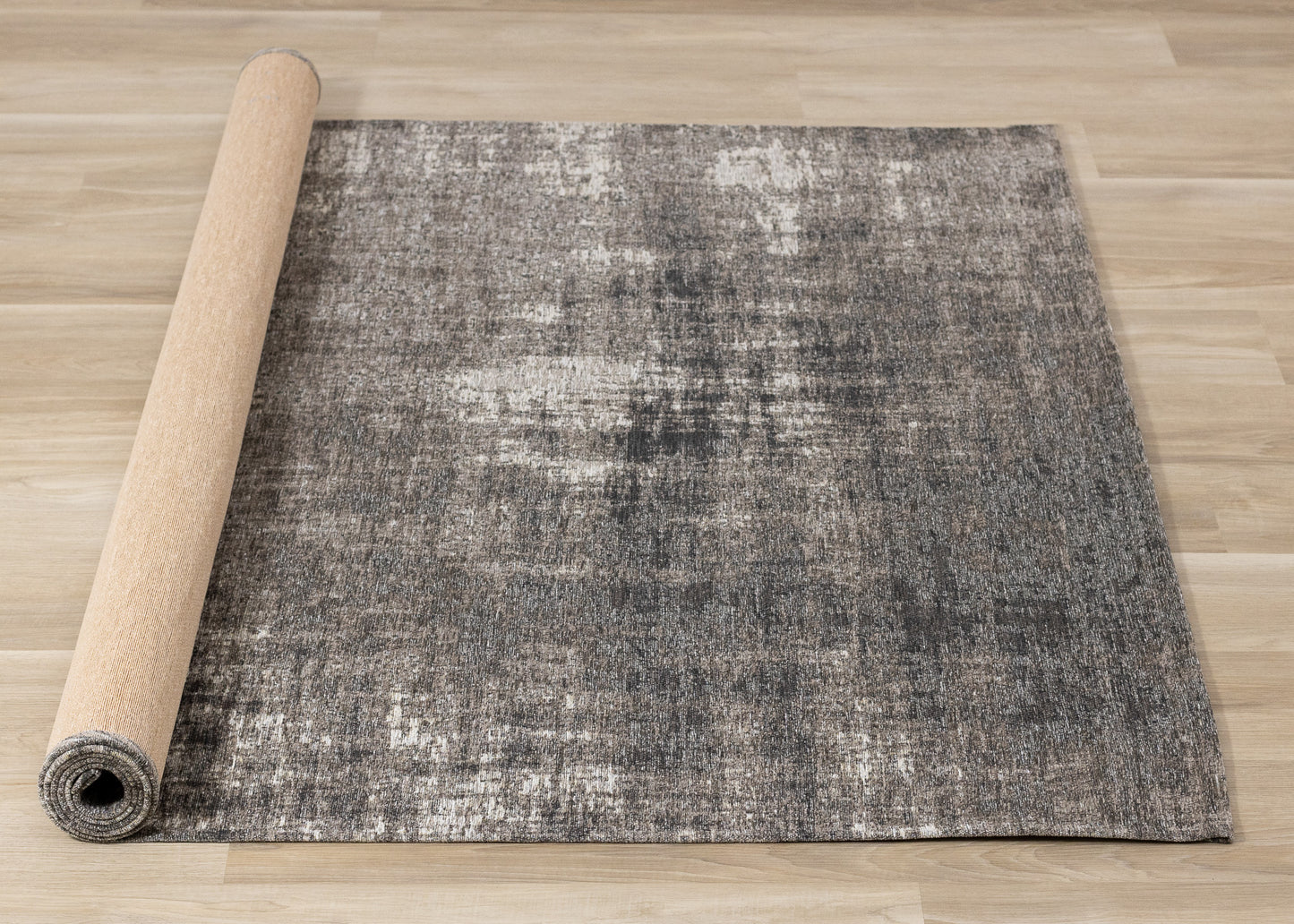 Alfombra moderna orgánica gris