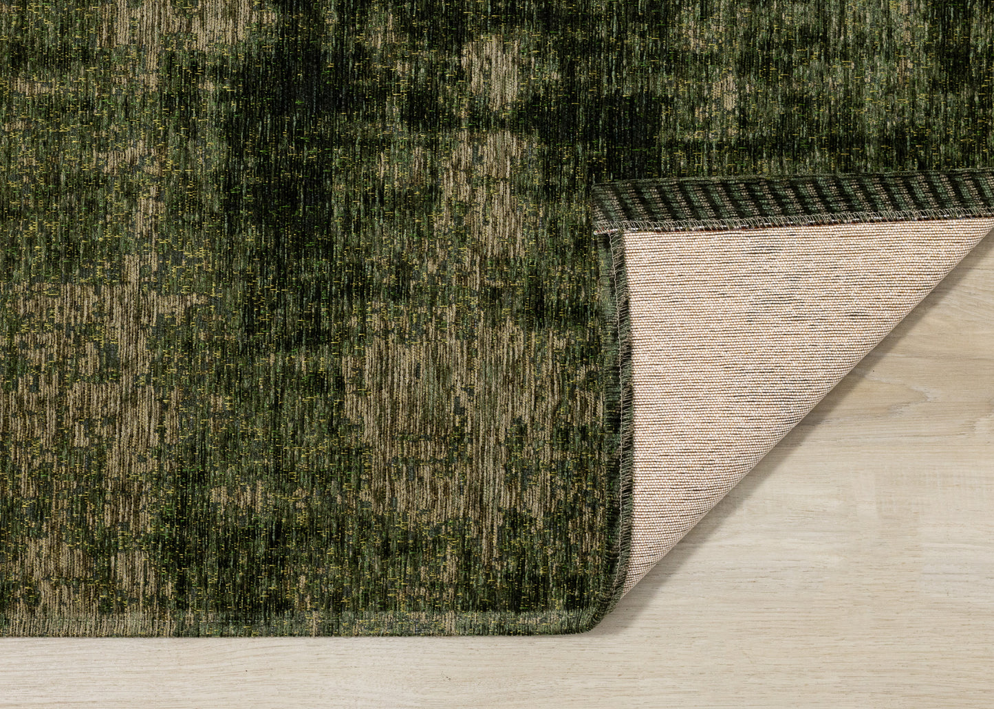 Modern Organic Green Area Rug