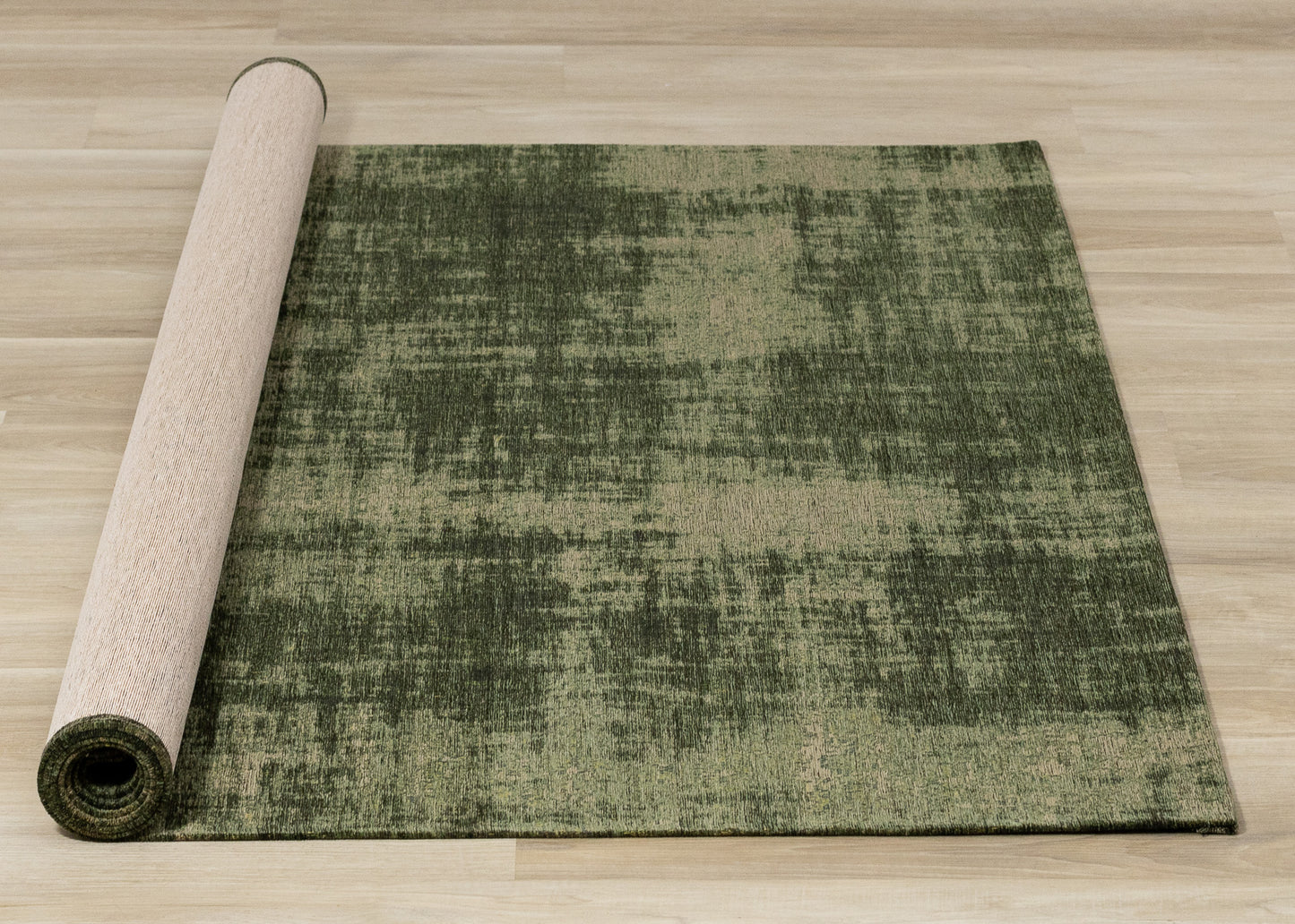 Modern Organic Green Area Rug