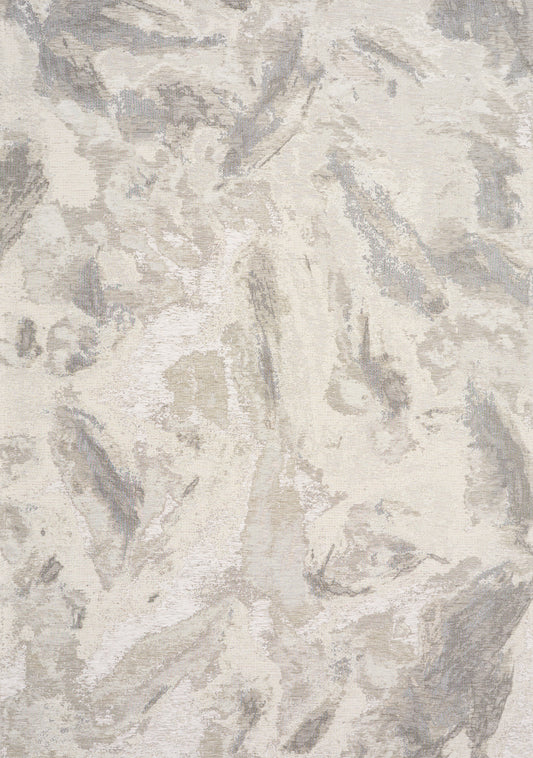 Modern Organic Cream Area Rug