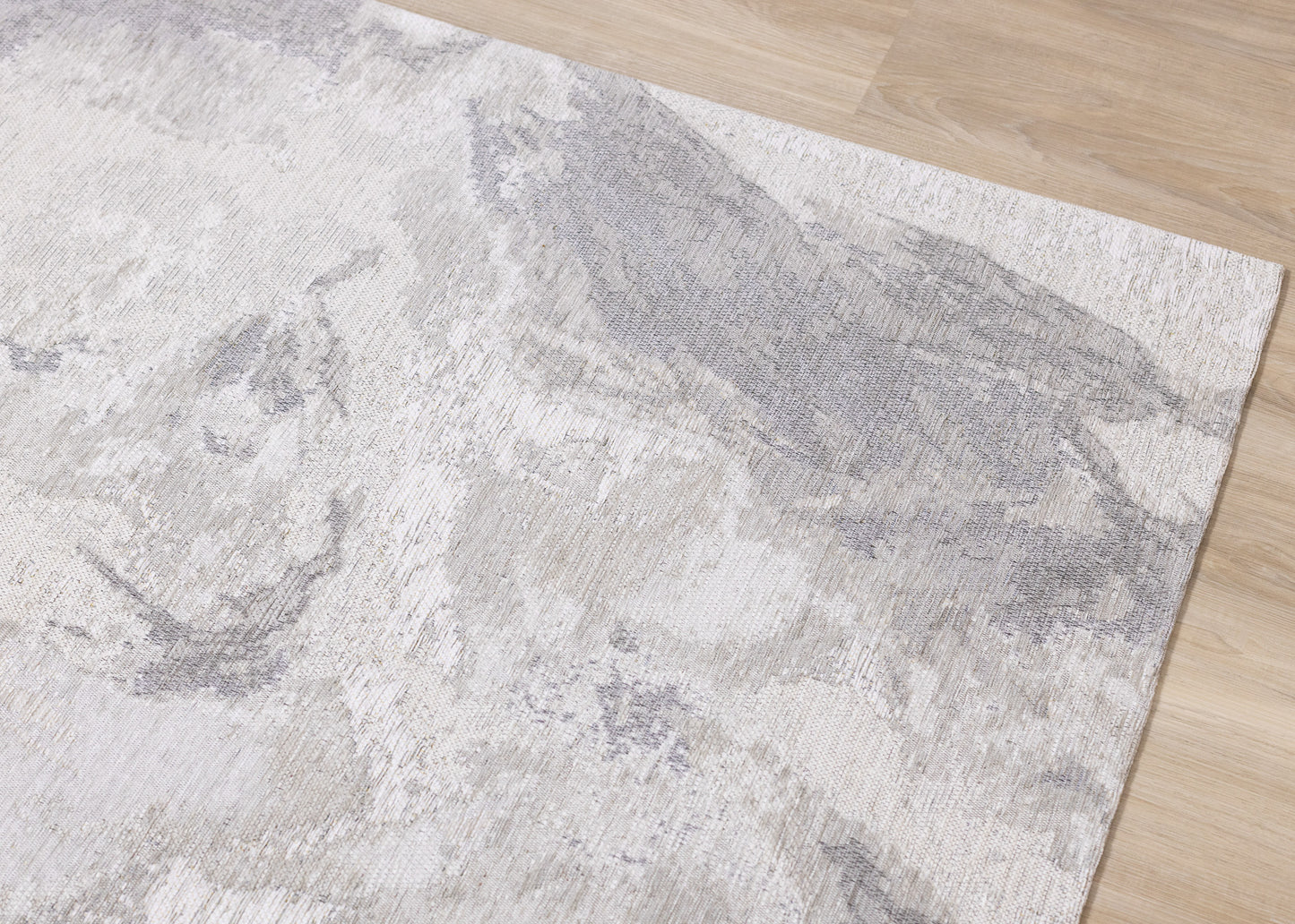 Modern Organic Cream Area Rug