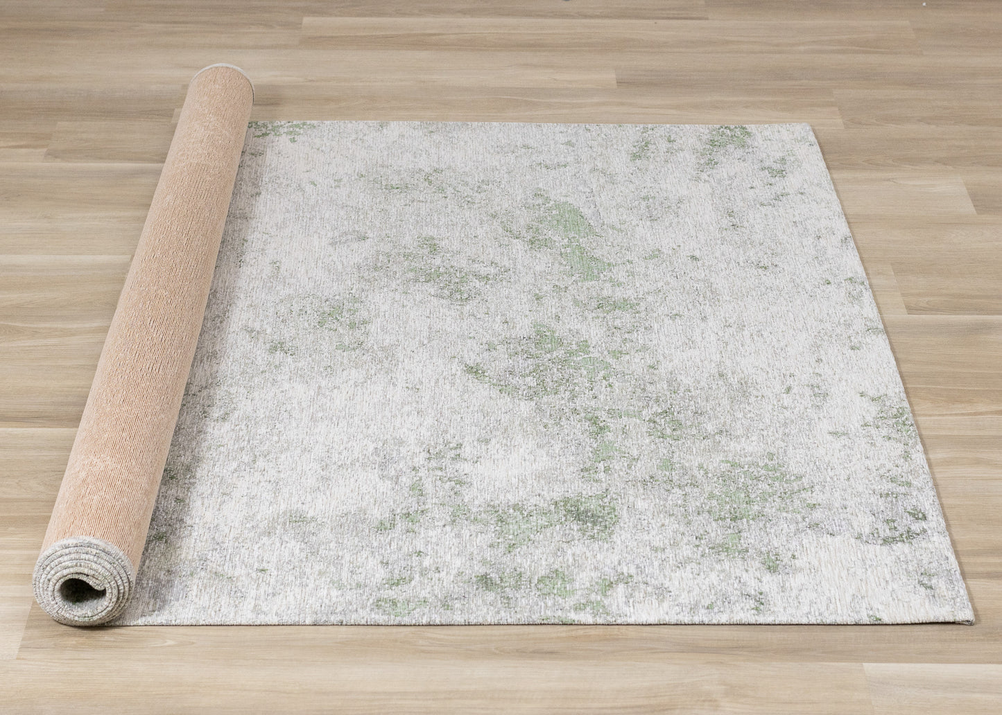 Modern Organic Cream Area Rug