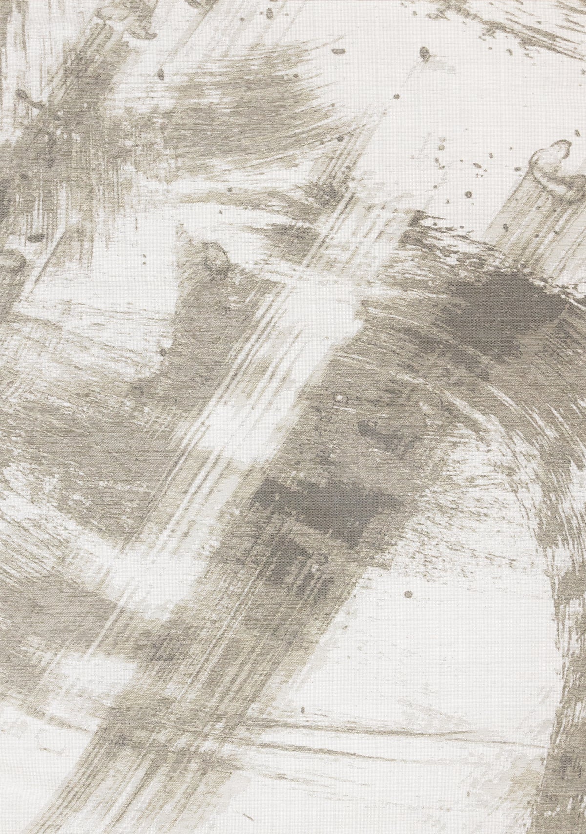 Contemporary Organic White Area Rug