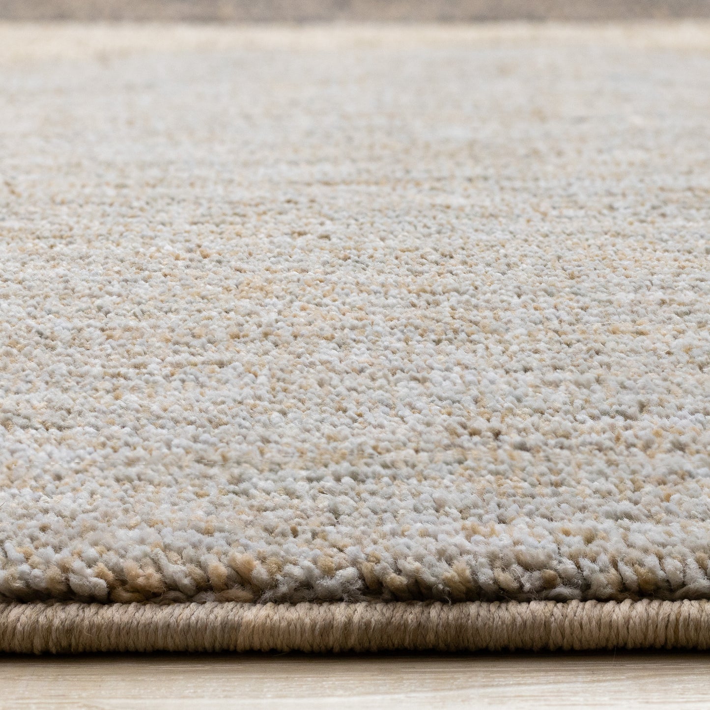 Tapis géométrique contemporain beige
