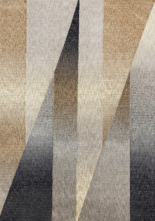 Contemporary Geometric Grey Area Rug