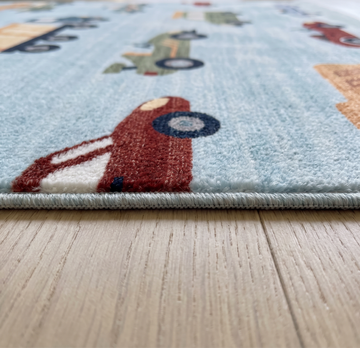 Soft Steps Playtime City Road Map, tapis de jeu d'apprentissage éducatif bleu doux