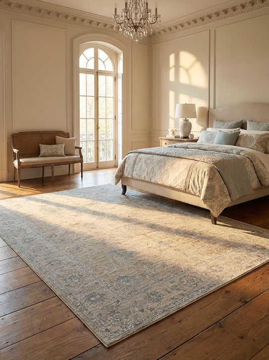 Elysian Southwestern Boho Gold Rug