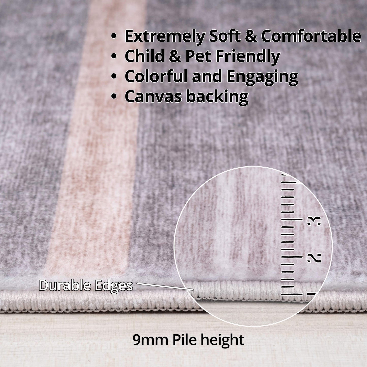 Milan Geometric Contemporary Brown and Grey Indoor Rug