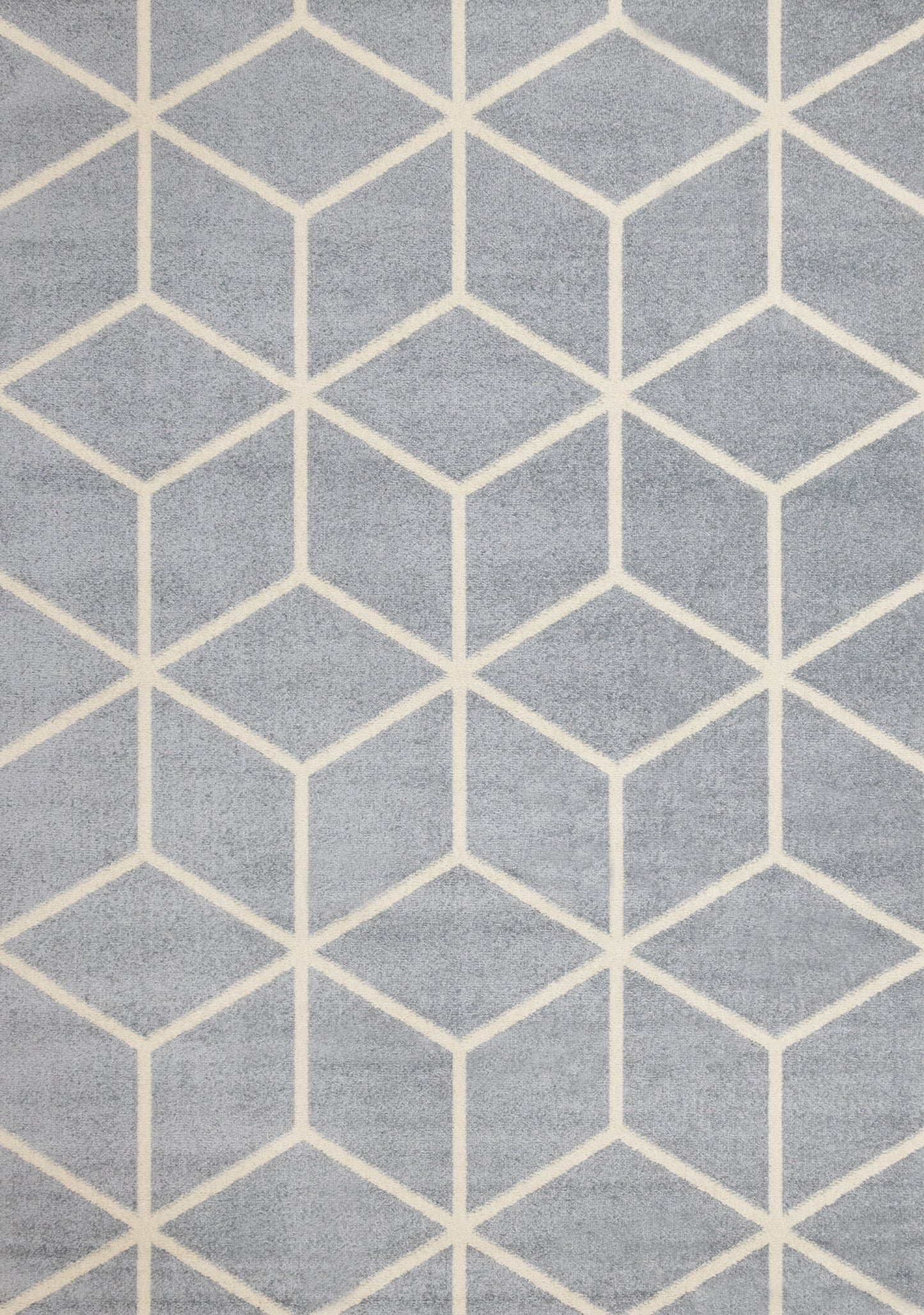 Contemporary Geometric Blue Area Rug