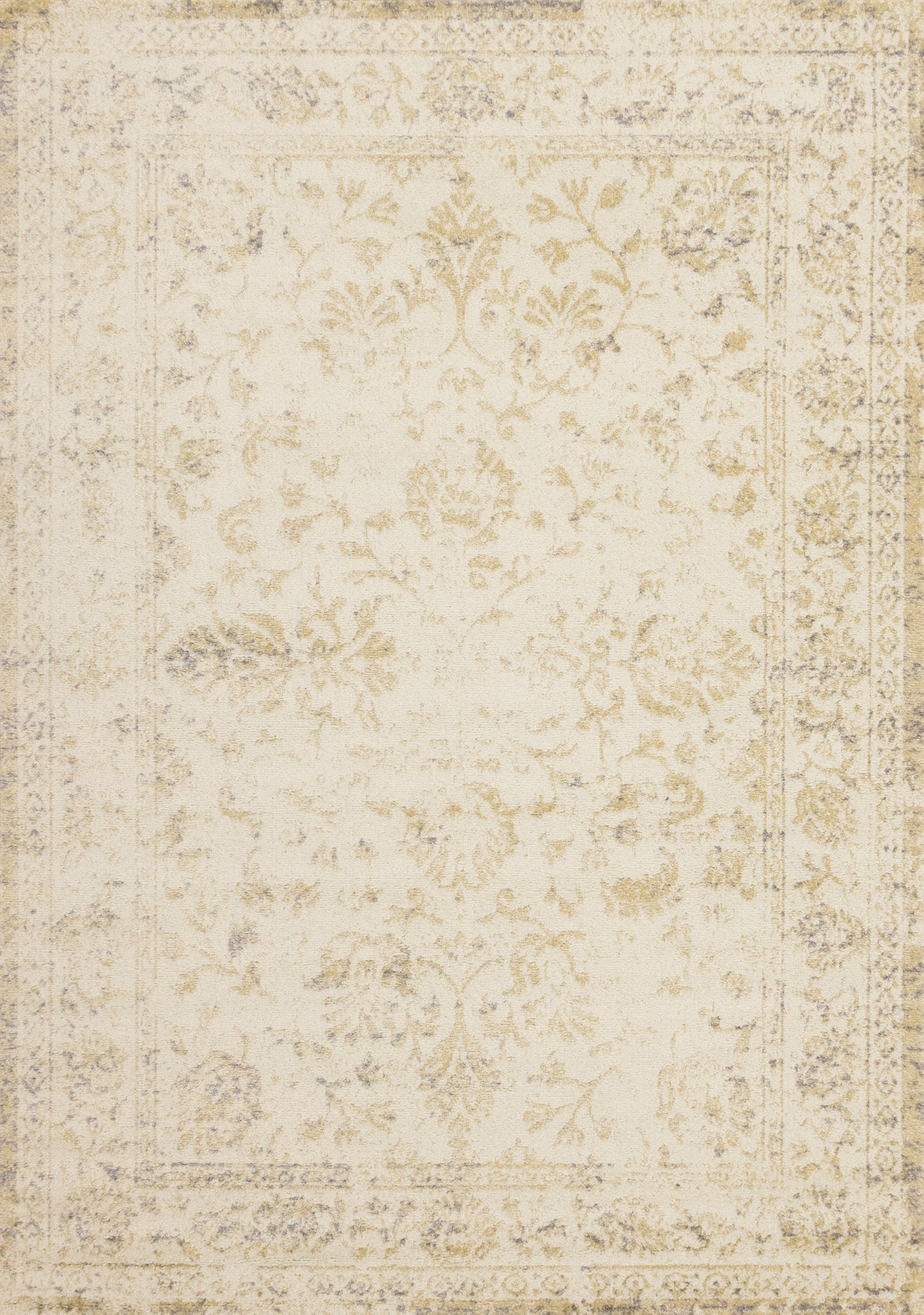Alfombra clásica tradicional color crema