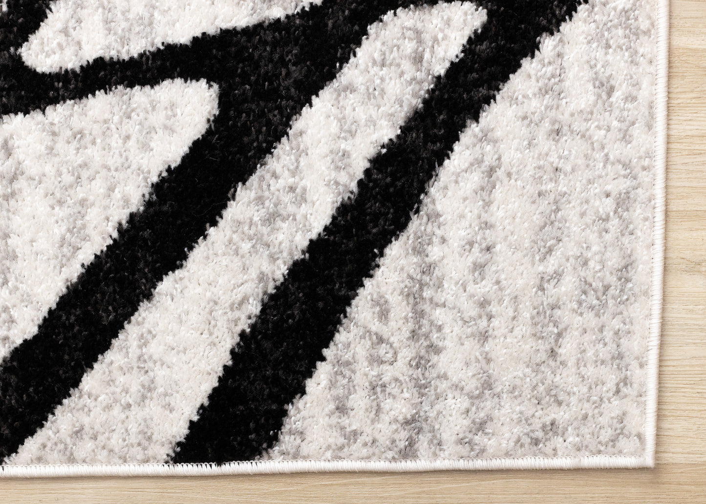 Contemporary Distressed Organic Grey Area Rug