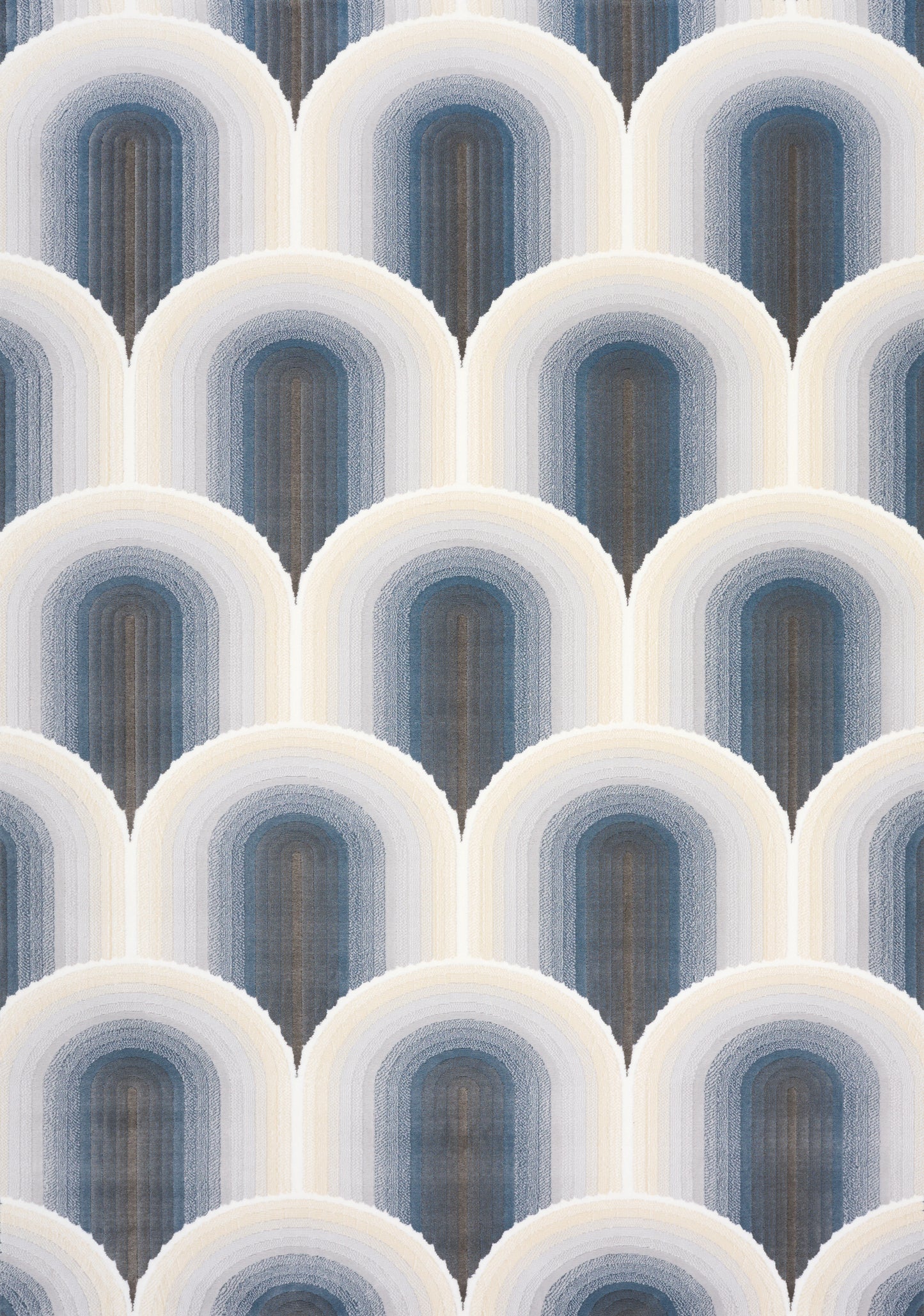 Deco Geometric Cream Area Rug