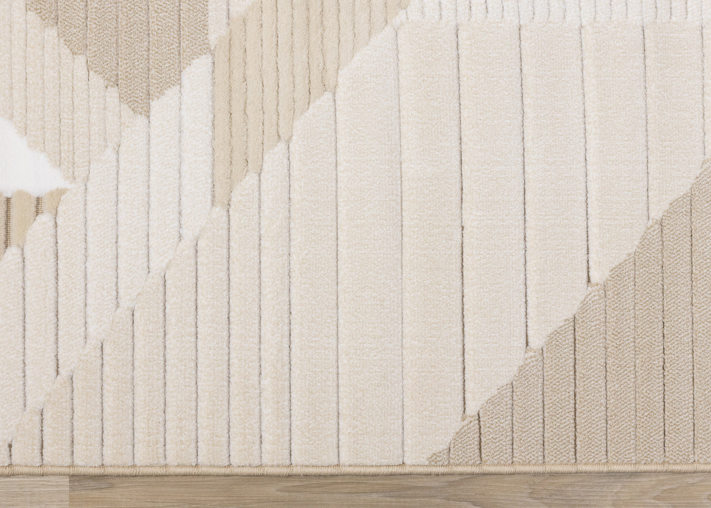 Modern Geometric Beige Area Rug