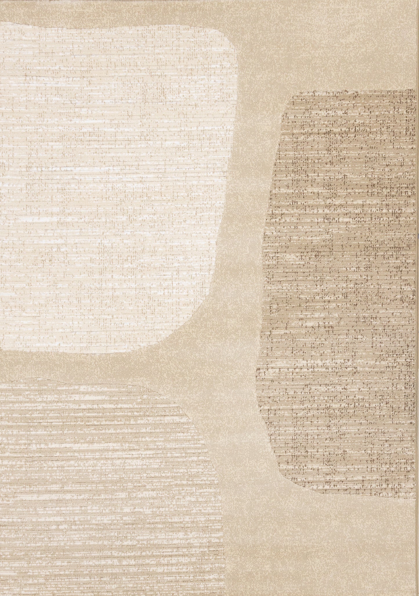 Art Distressed Beige Area Rug