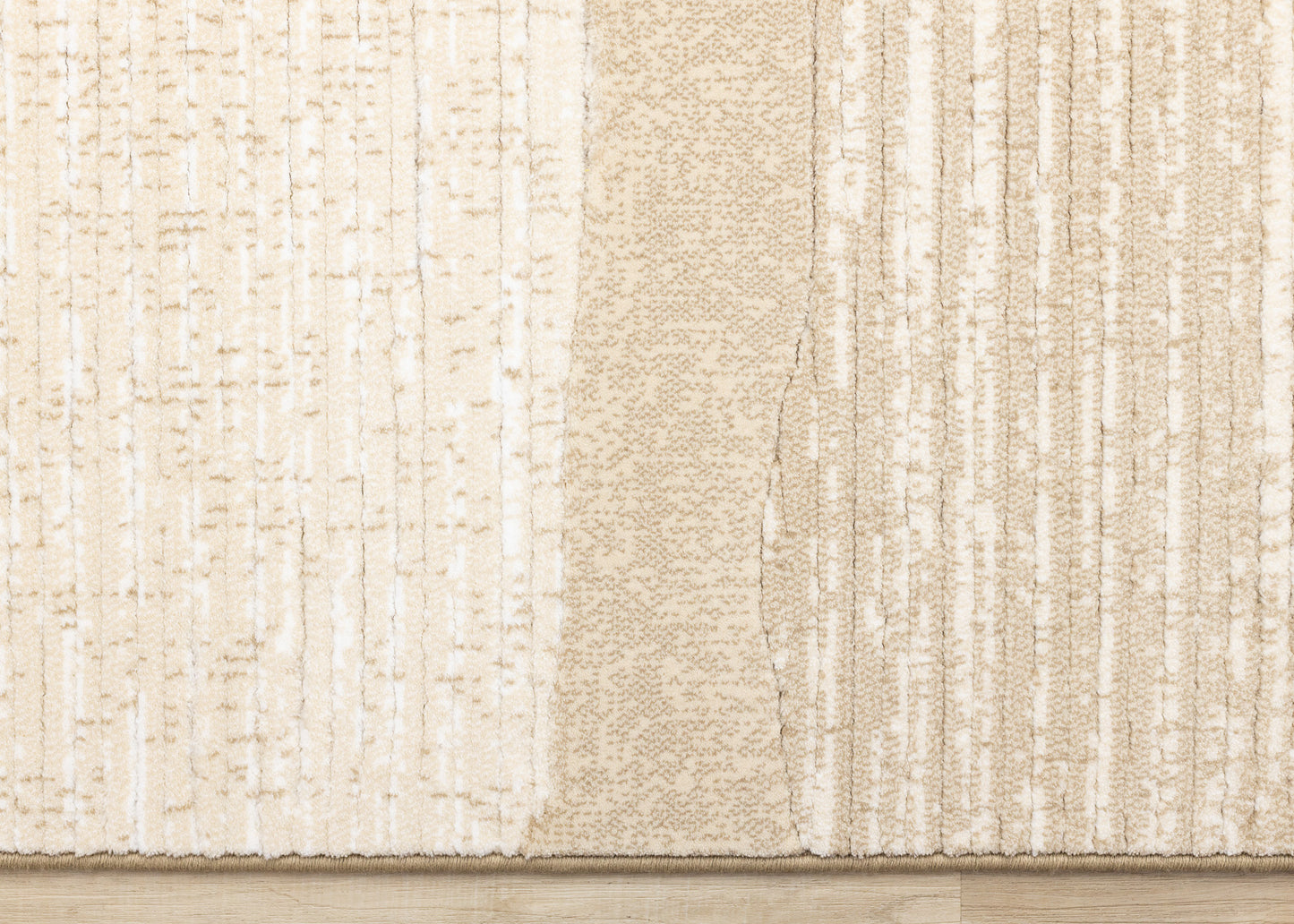 Art Distressed Beige Area Rug