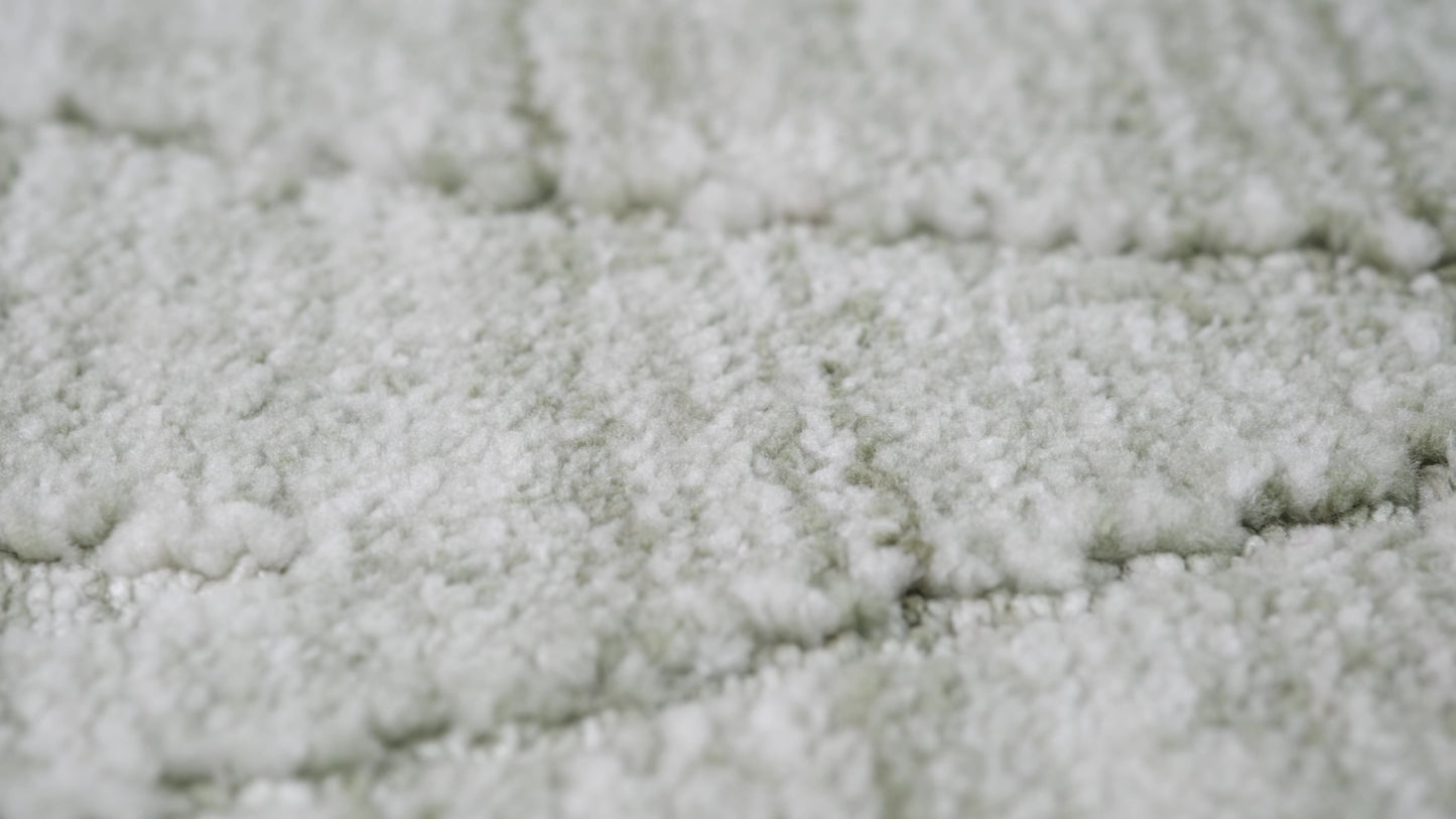 Lino Tonal Solid Comtemporary Olive Green Indoor Rug-12