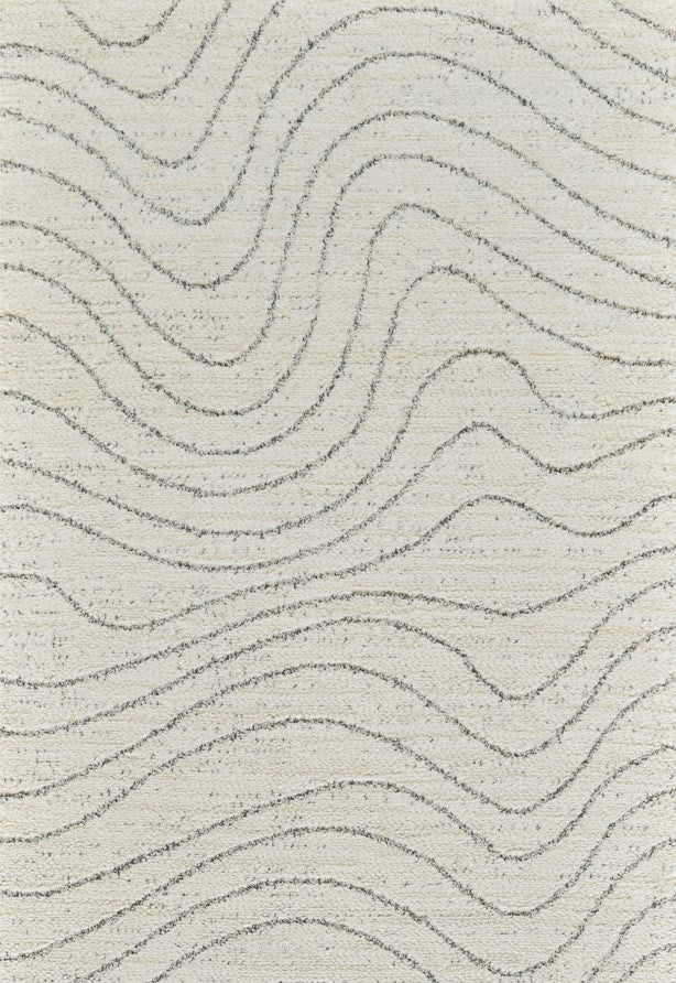 Rahil Abstract Contemporary Beige and Cream Indoor Rug
