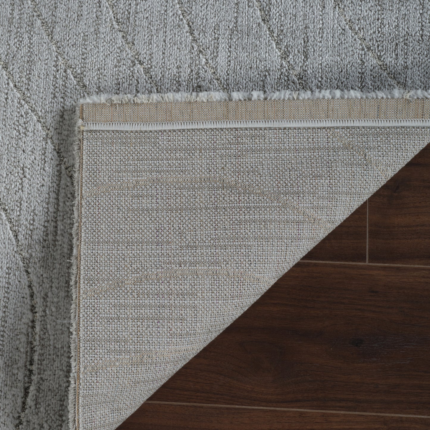 Rahil Abstract Comtemporary Grey and Cream Indoor Rug