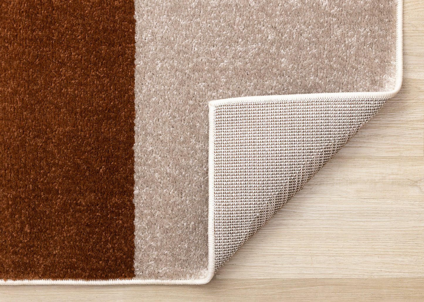 Contemporary Geometric Cream Area Rug