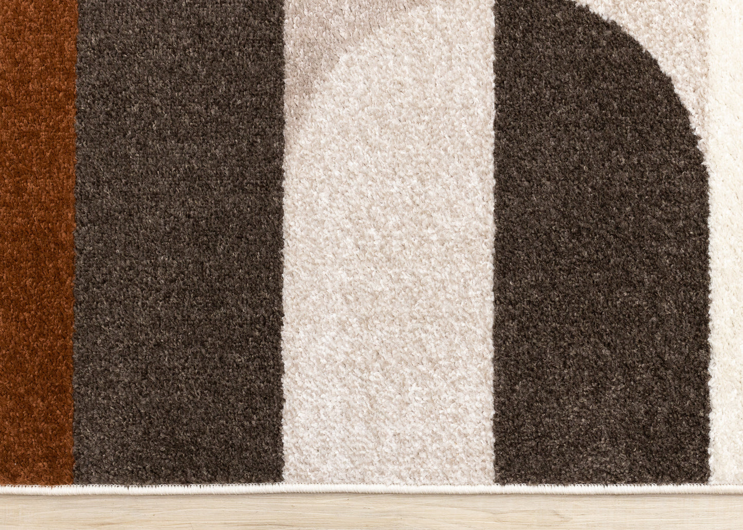 Contemporary Geometric Cream Area Rug