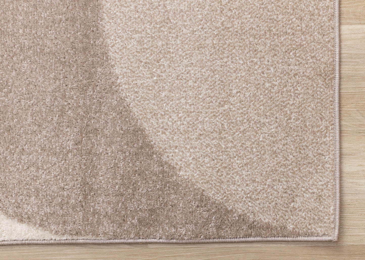 Contemporary Geometric Cream Area Rug