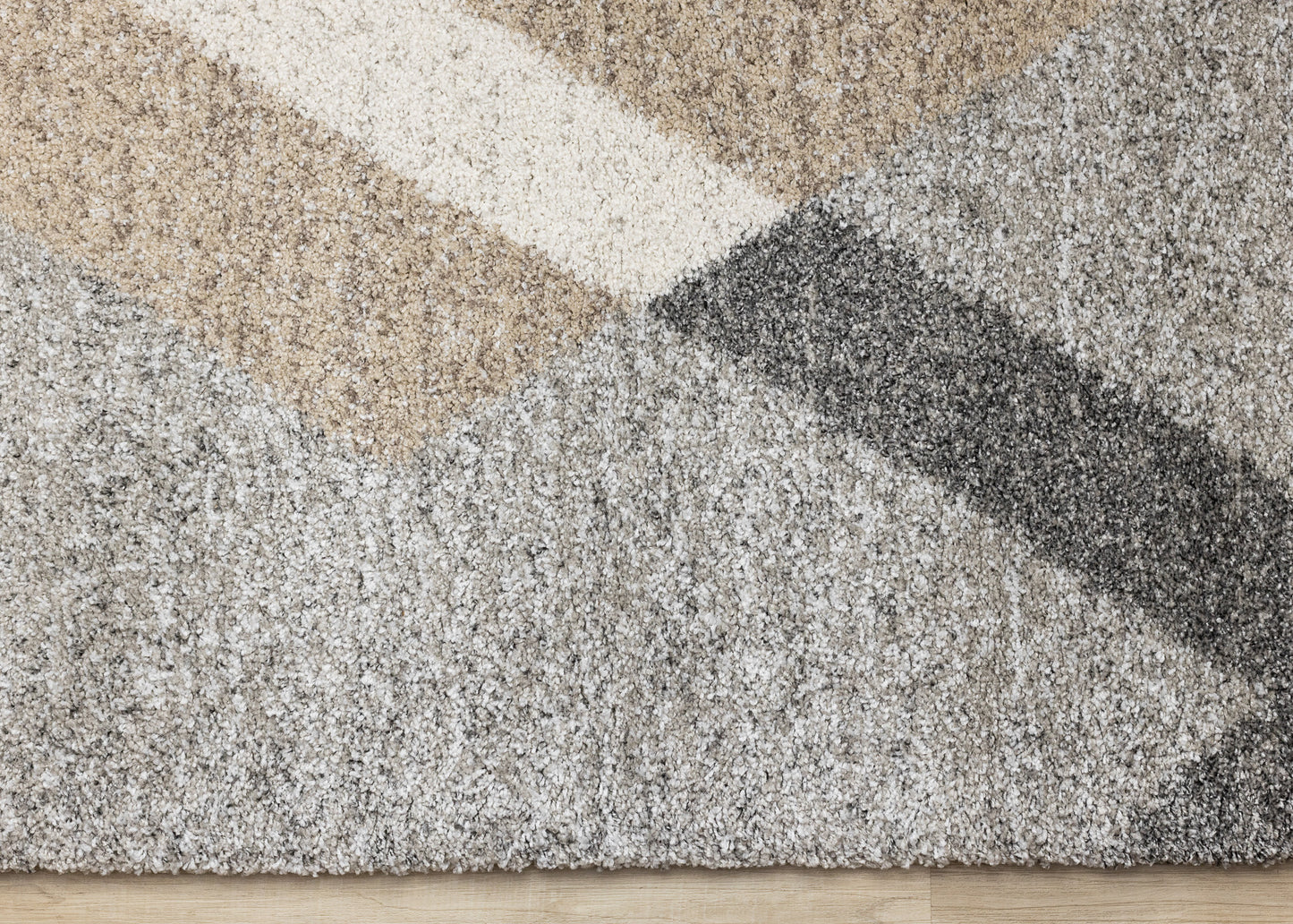 Contemporary Geometric Grey Area Rug
