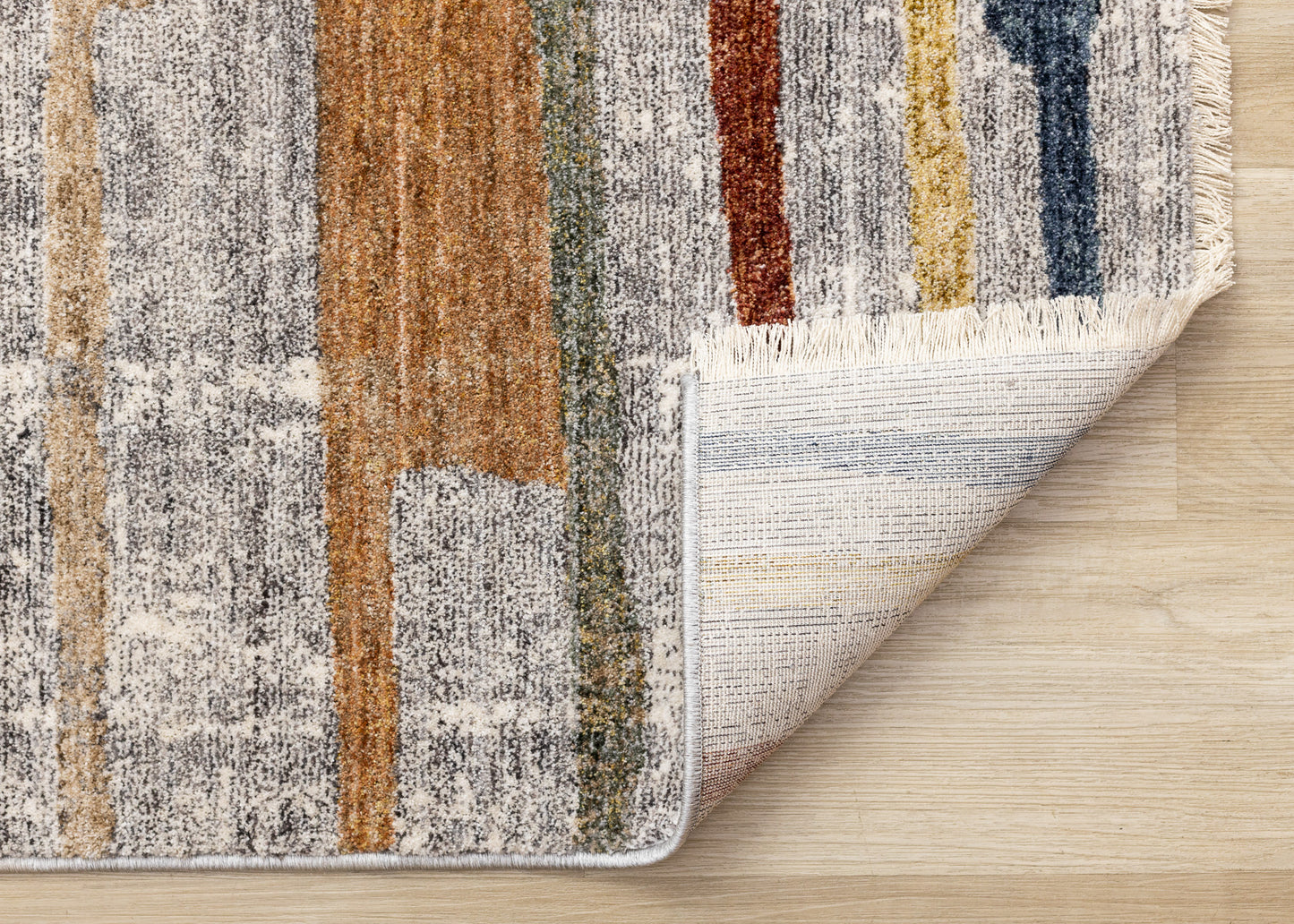 Contemporary Organic Grey Area Rug