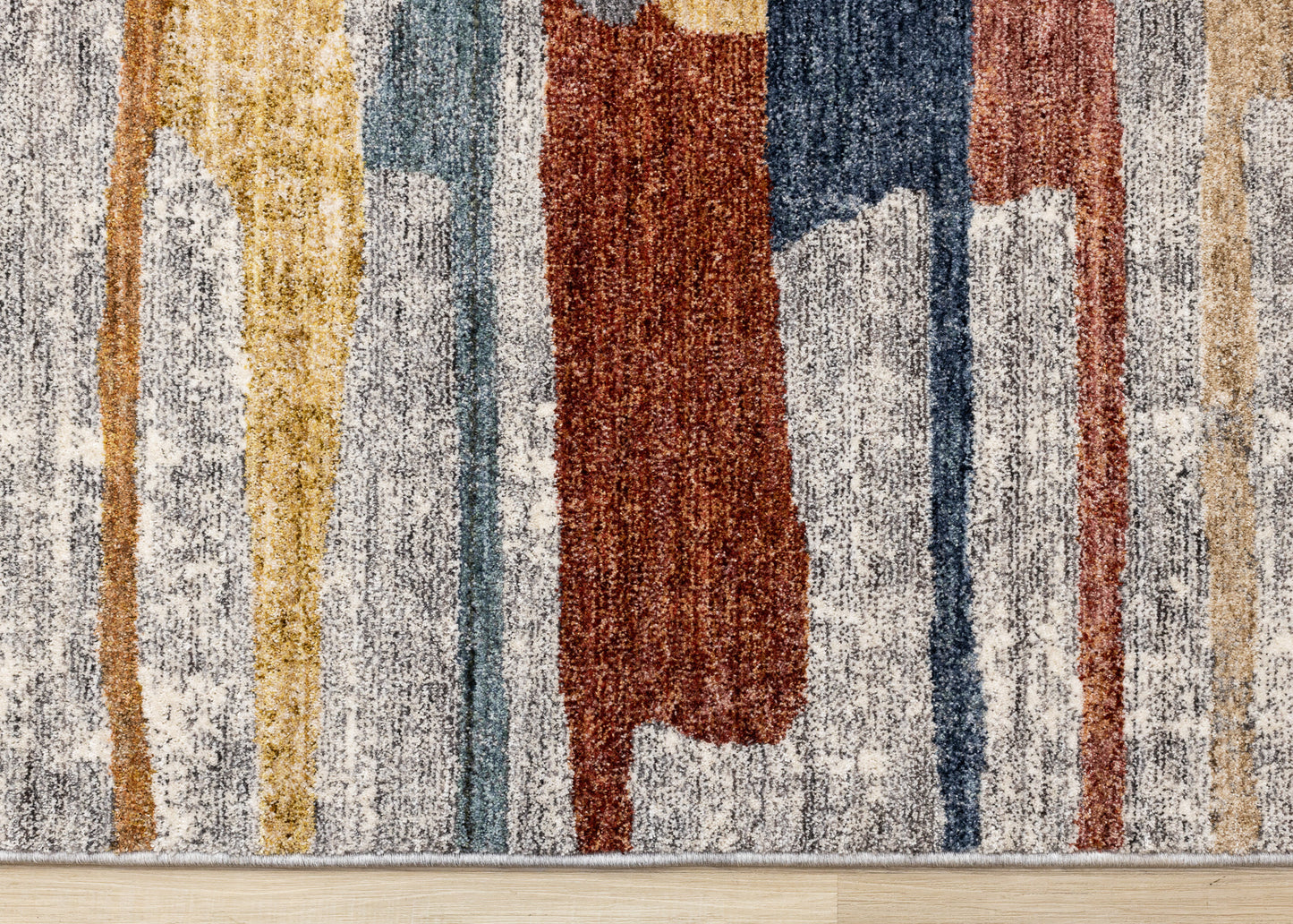Contemporary Organic Grey Area Rug