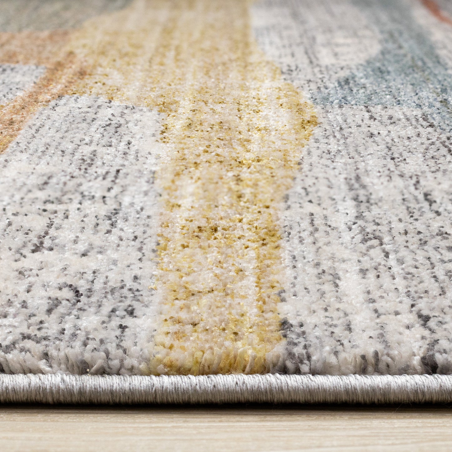 Contemporary Organic Grey Area Rug