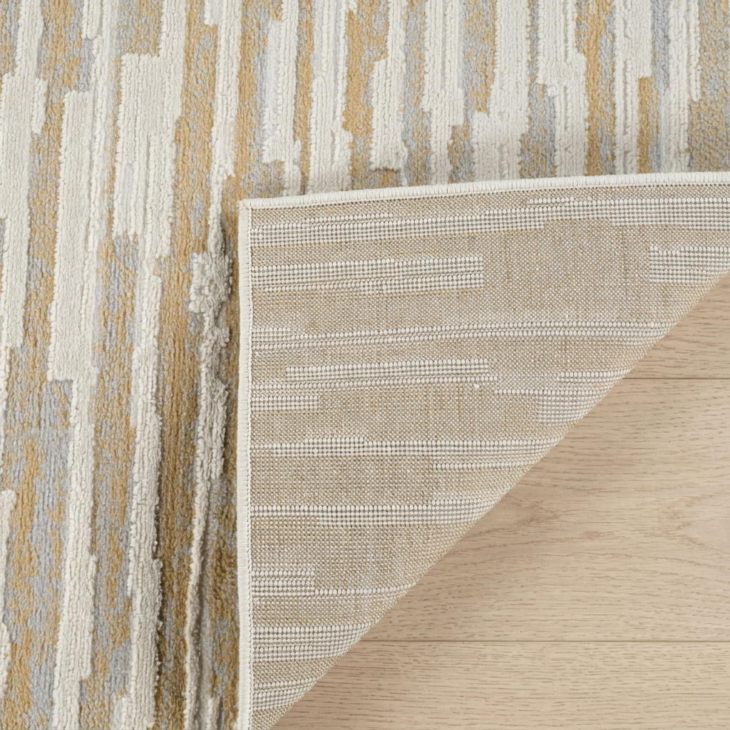 Alfombra beige moderna abstracta Nomad