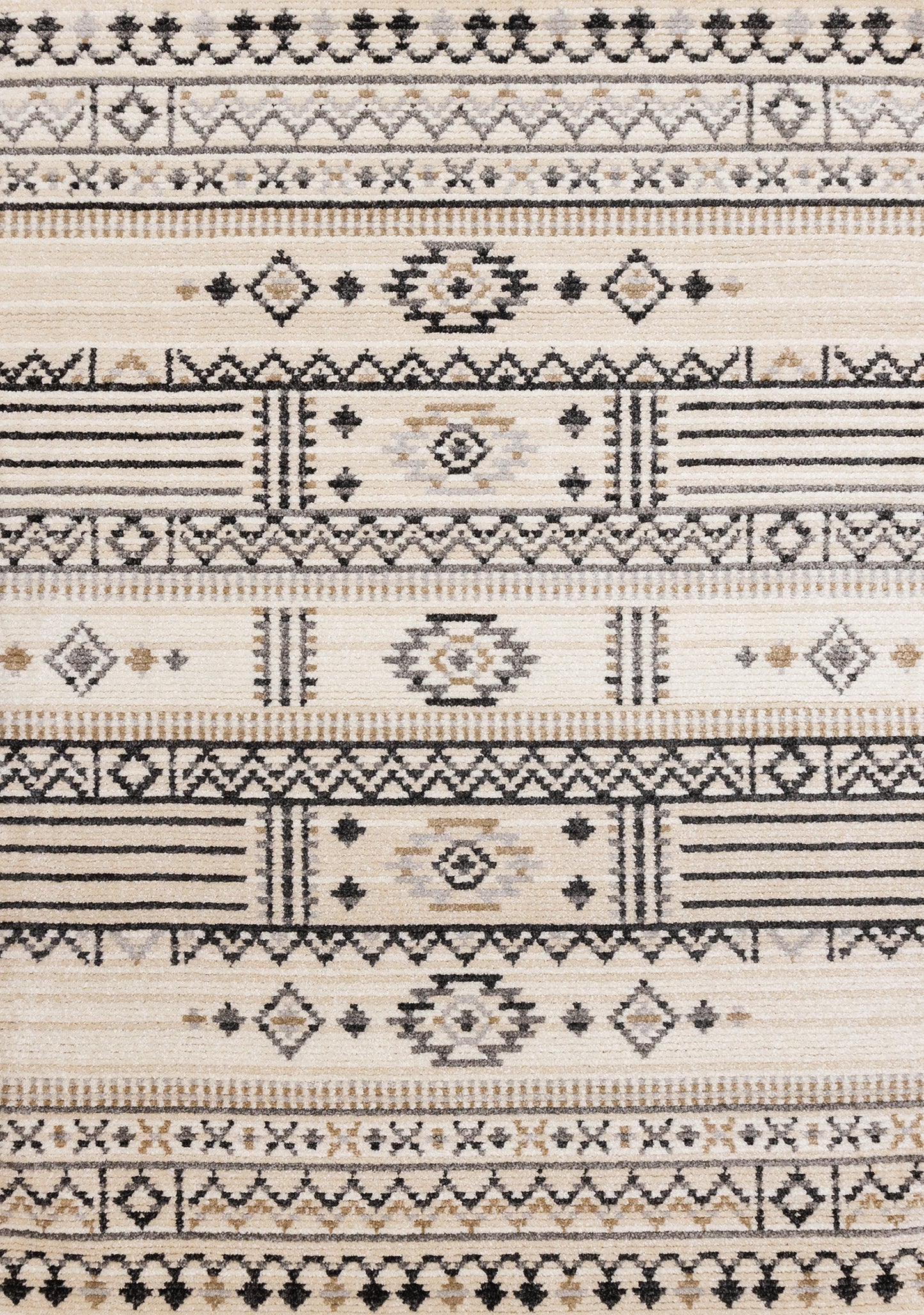 Tribal Southwestern Cream Area Rug