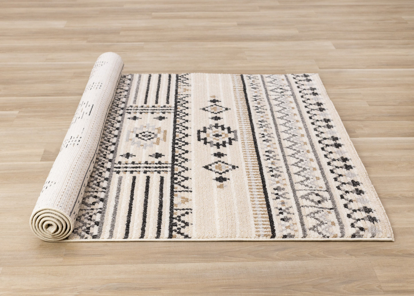 Tribal Southwestern Cream Area Rug